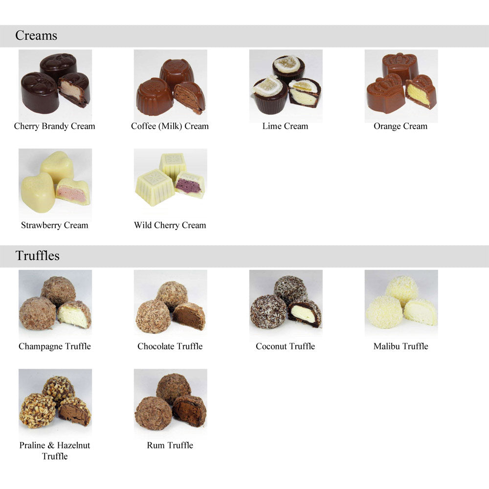 Premium Valentine Gift Wrapped Box Containing 12 Handmade Chocolates