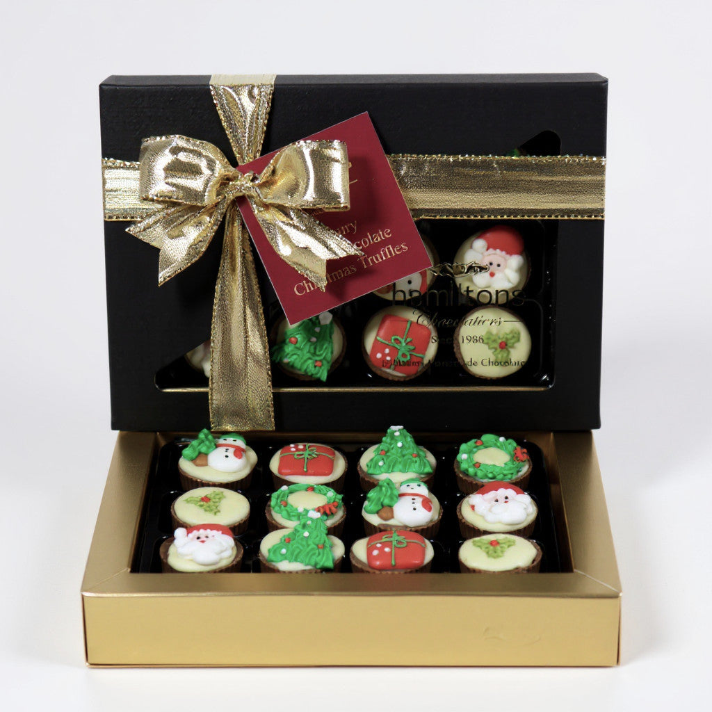 Luxury Christmas Milk Chocolate Truffles