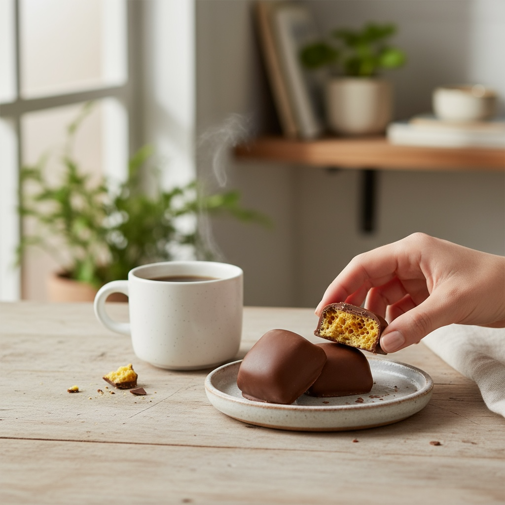 Chocolate Covered Cinder Toffee