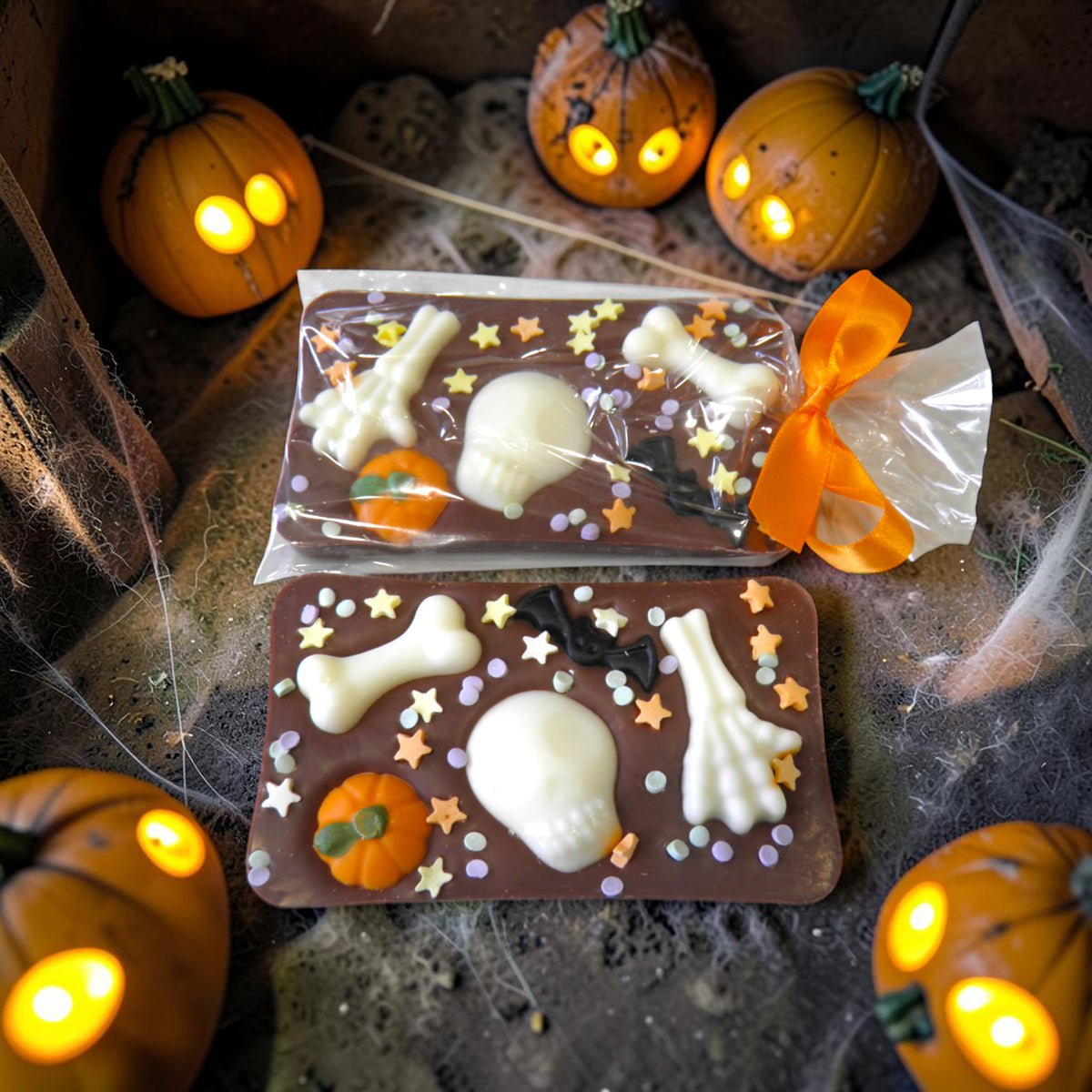 Milk Chocolate Halloween Bars
