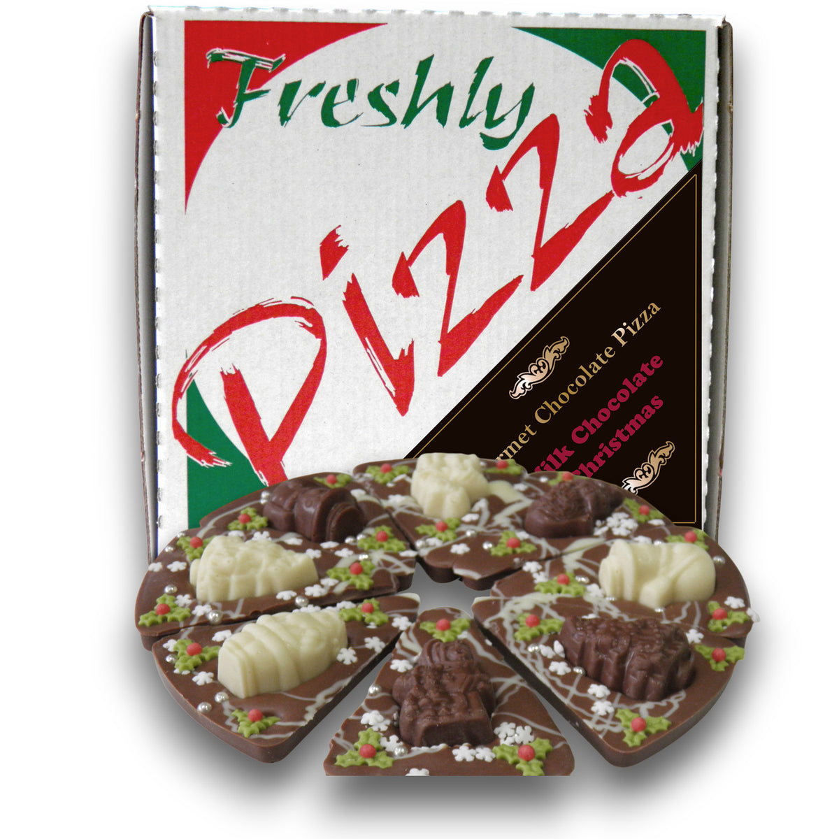 Milk Chocolate Christmas Pizza