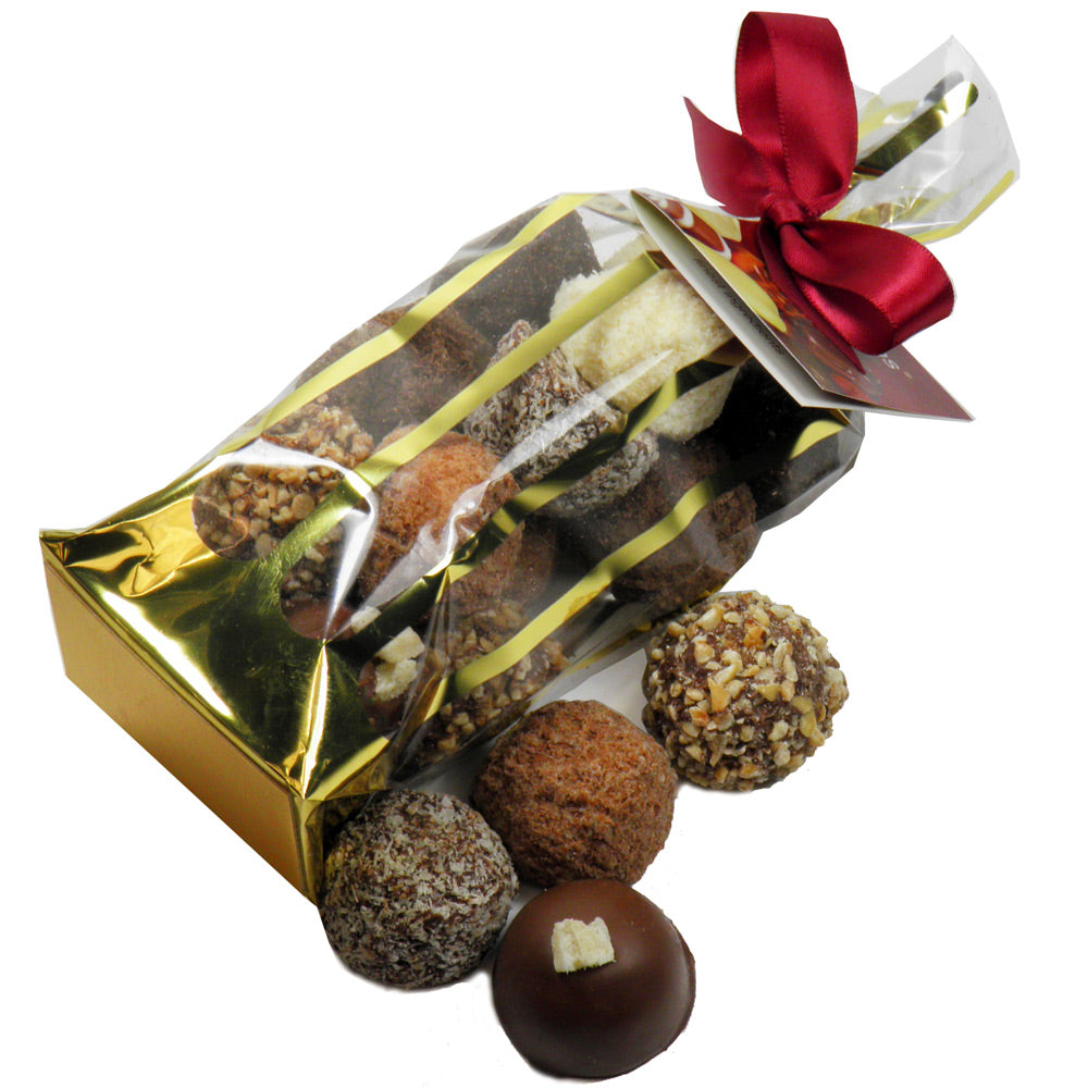 Luxurious Assorted Chocolate Truffles 200g Gift Bag Hamiltons