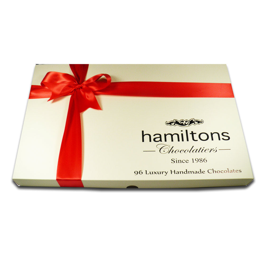 Premium Luxury Valentine Gift Box Containing 96 Handmade Chocolates