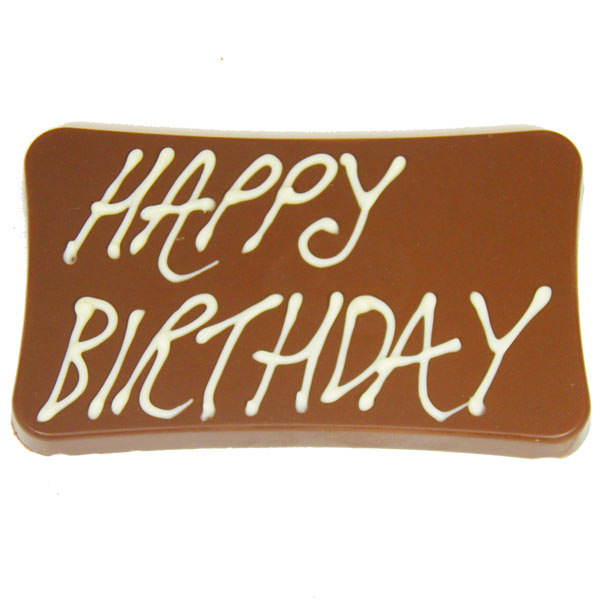 "Happy Birthday" Milk Chocolate  Bar