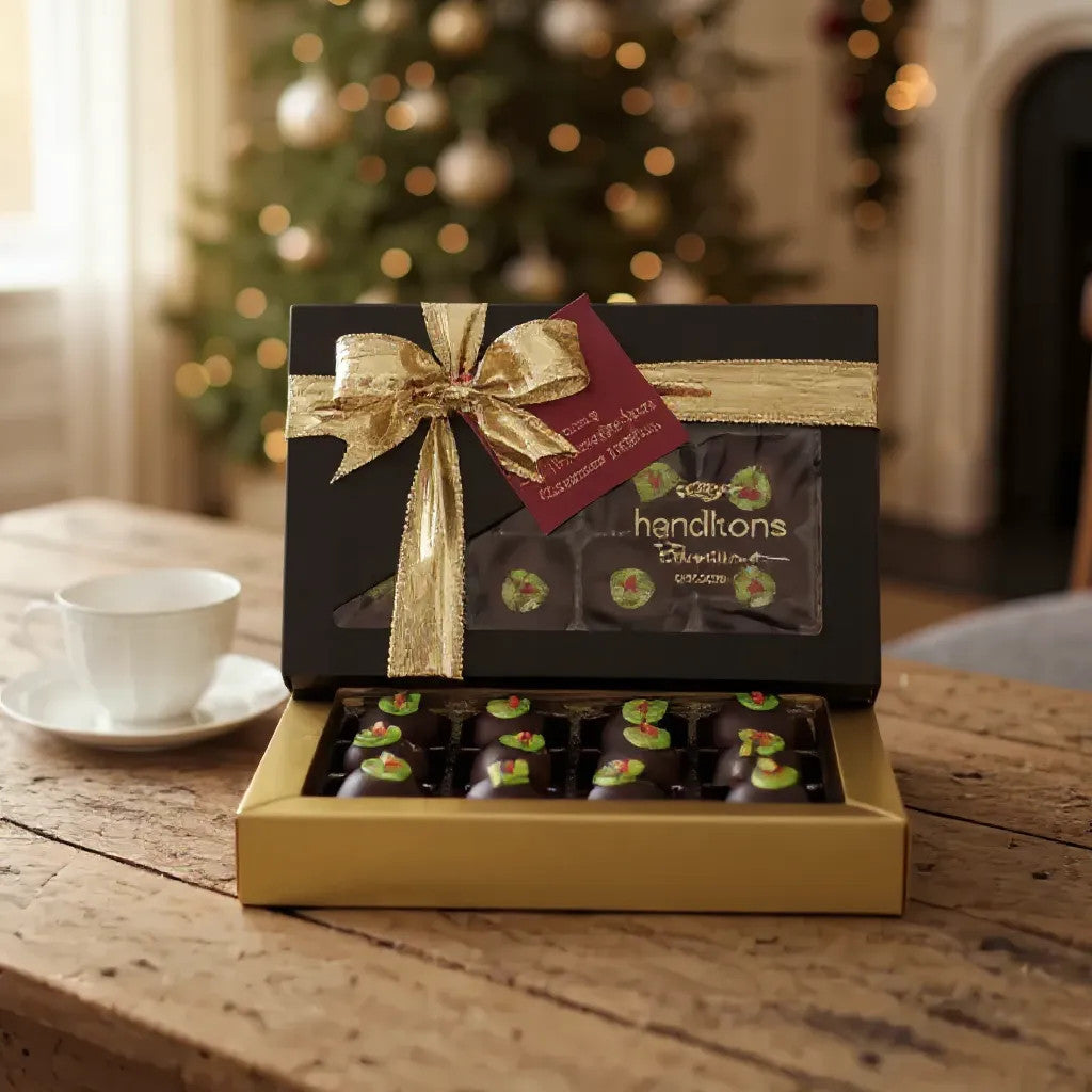 Chocolate Rum Truffle Christmas Puddings