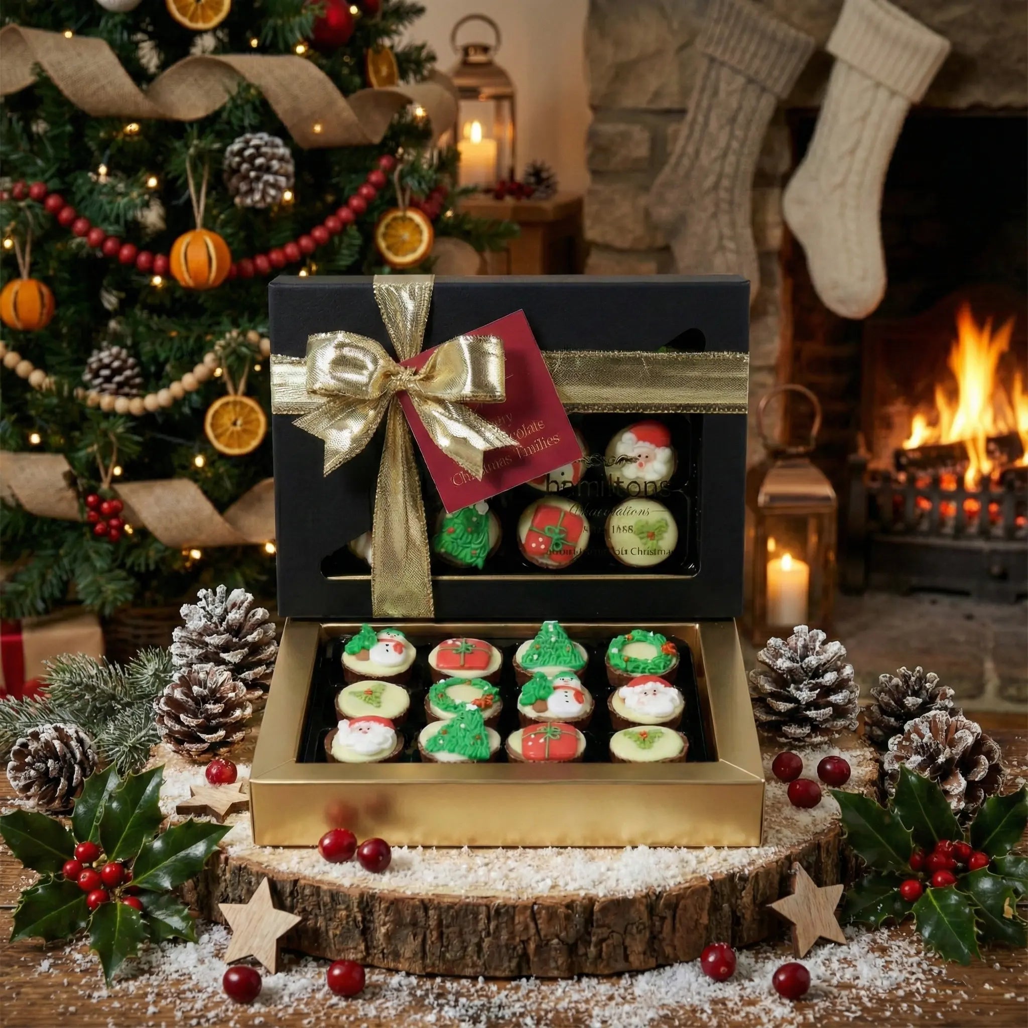 Luxury Christmas Milk Chocolate Truffles