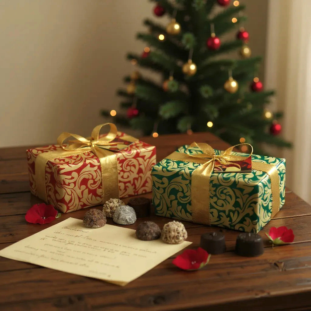 Christmas Ballotin Containing 16 Handmade Chocolates