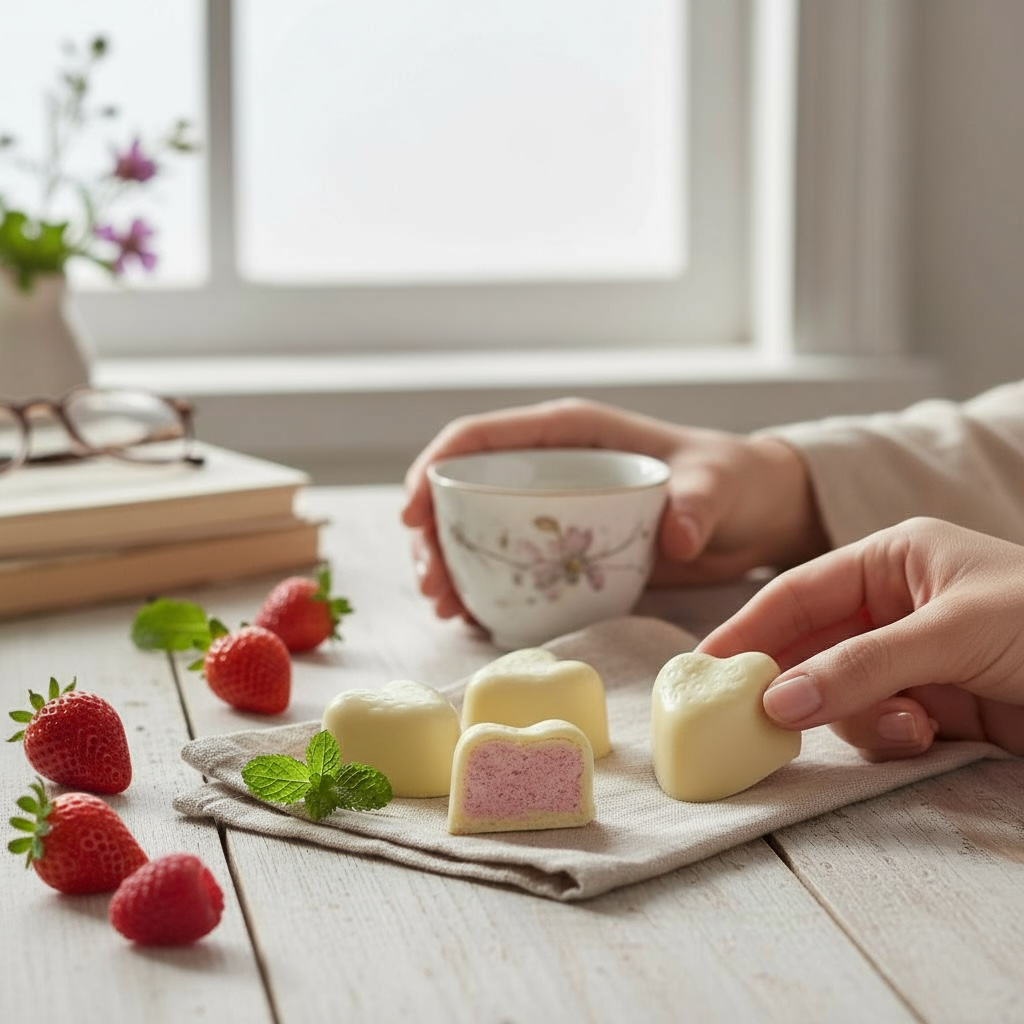 White Chocolate Strawberry Cream