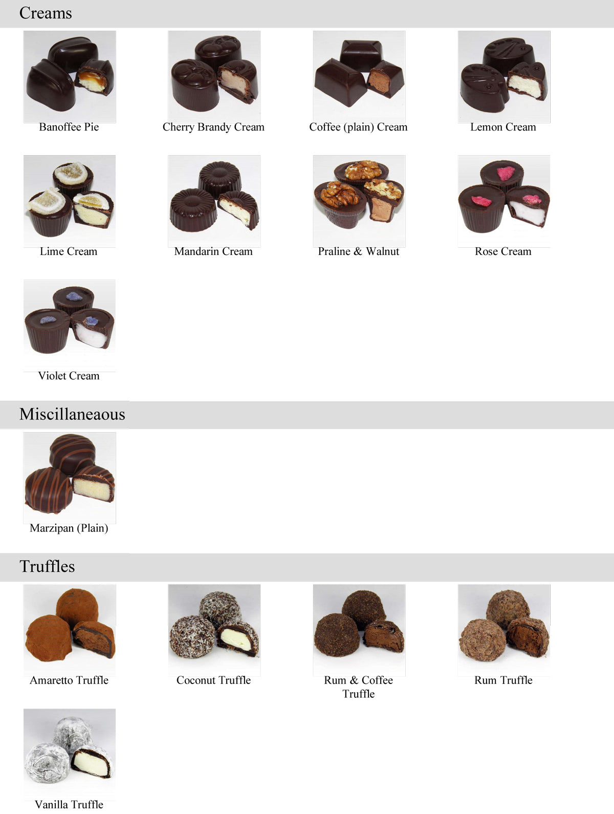Dark Chocolate Selection 16 Handmade Chocolates