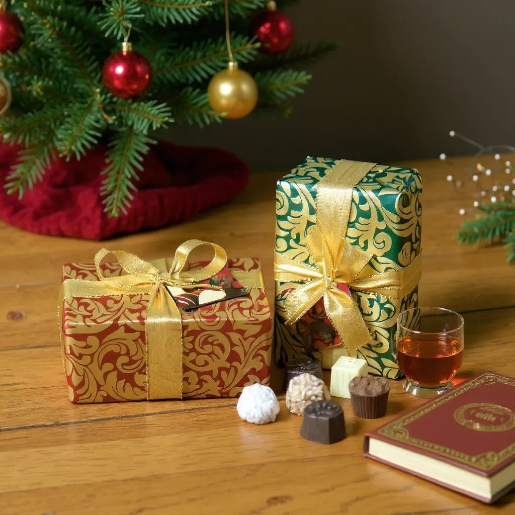 Christmas Ballotin Containing 24 Handmade Chocolates