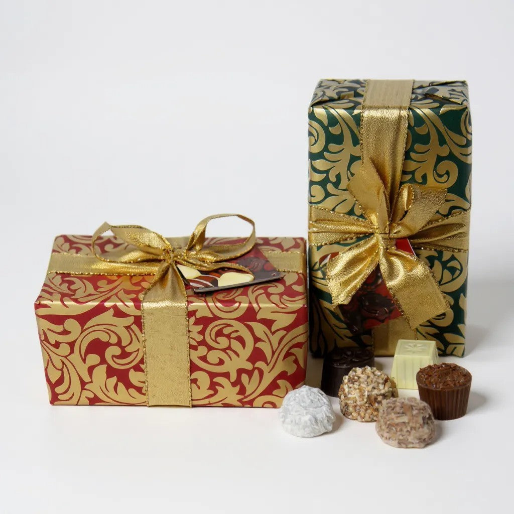 Christmas Ballotin Containing 24 Handmade Chocolates