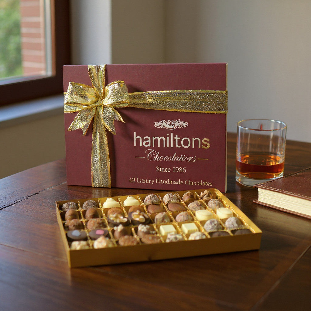Premium Christmas Gift Box Containing 48 Handmade Chocolates