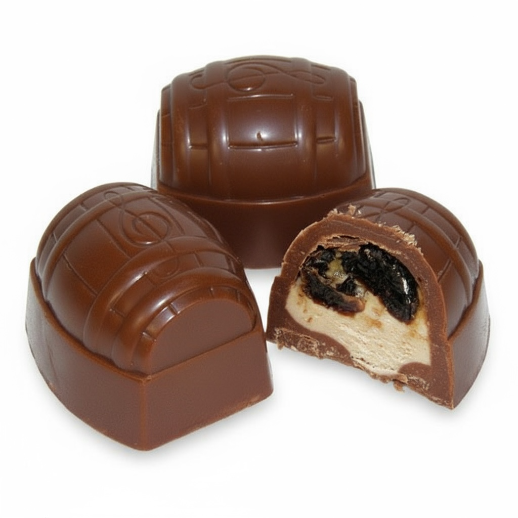 Milk Chocolate Rum and Raisin Cream