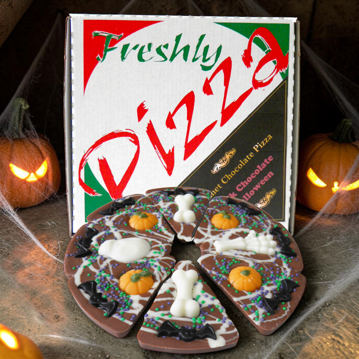 Milk Chocolate Halloween Pizza