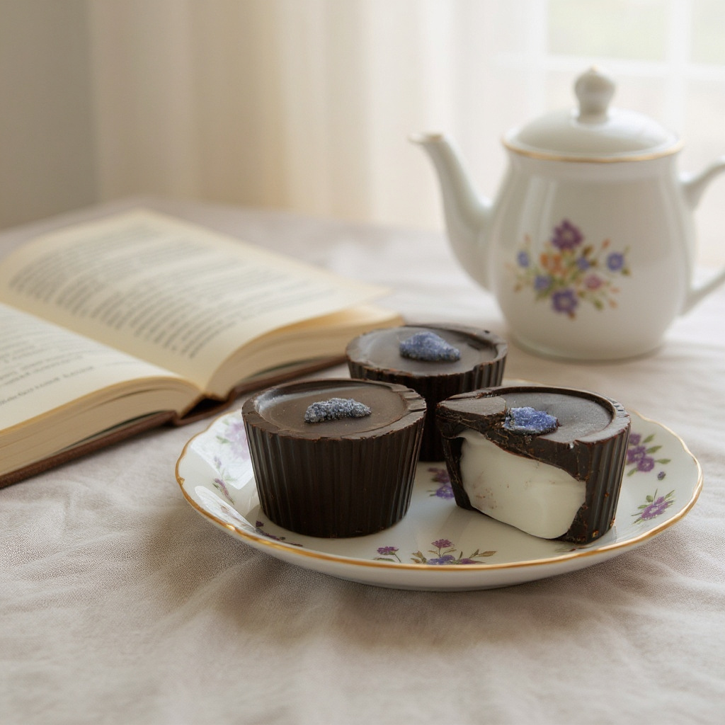 Dark Chocolate Violet Creams