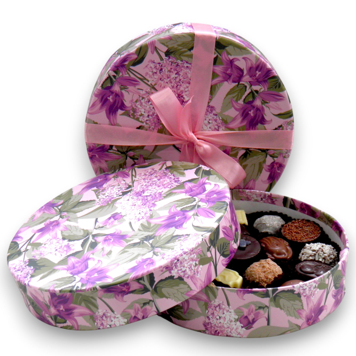 Premium Lilac Round Box Small