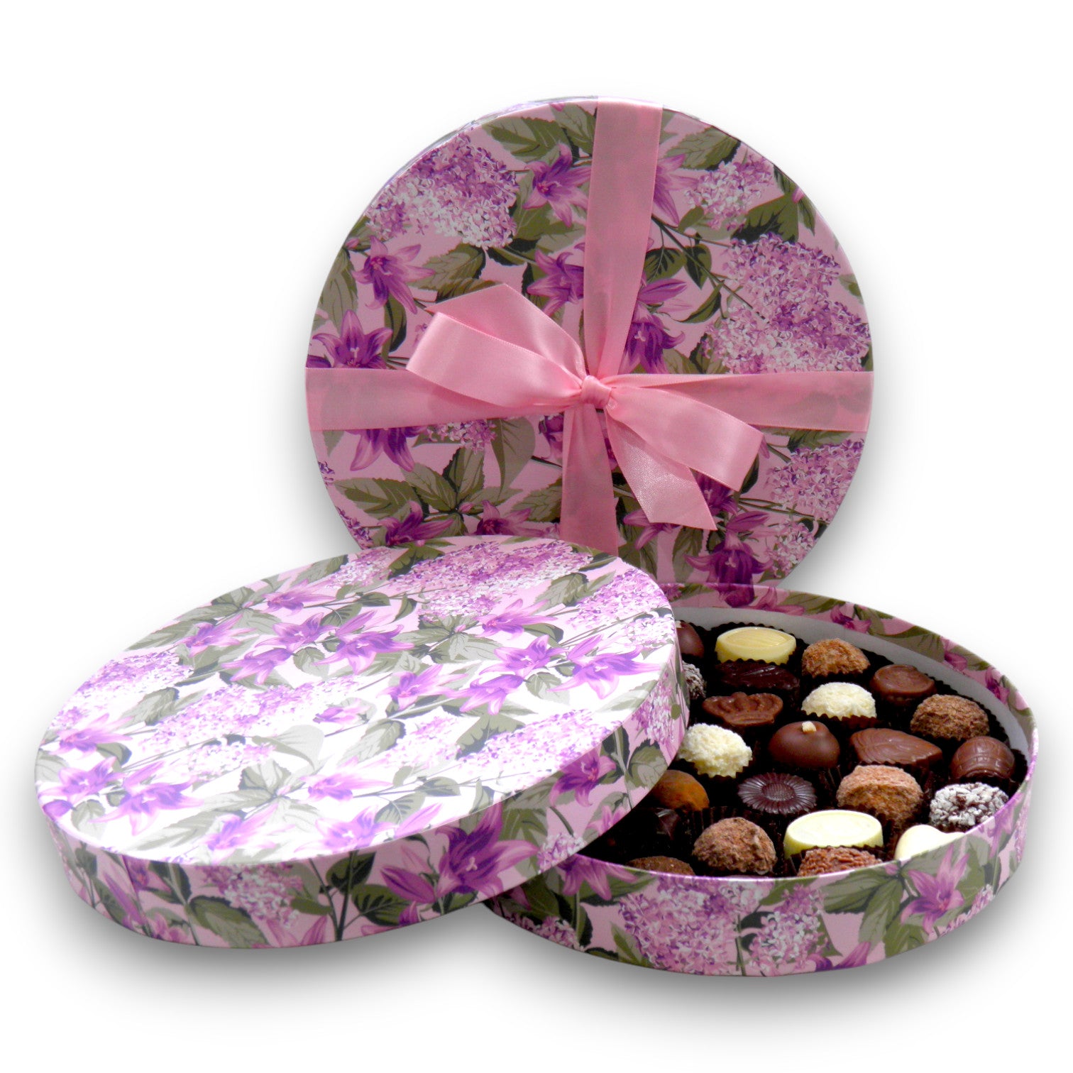 Premium Lilac Round Box Medium
