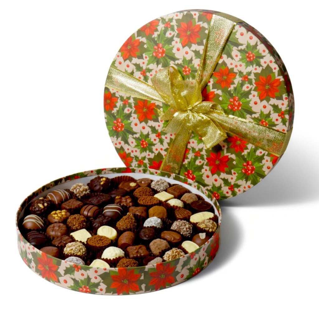 Premium Christmas Round Box Large
