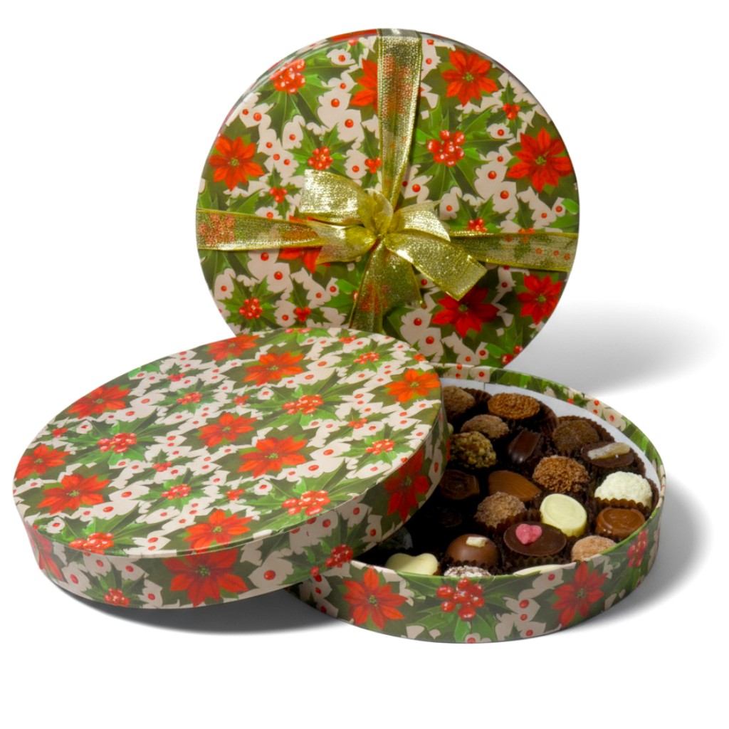Premium Christmas Round Box Medium