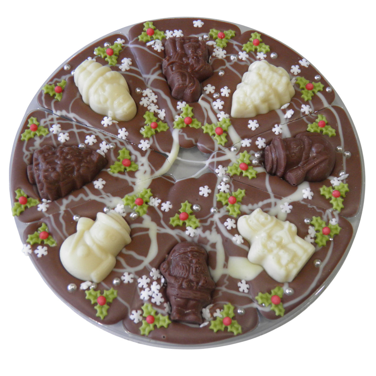 Milk Chocolate Christmas Pizza