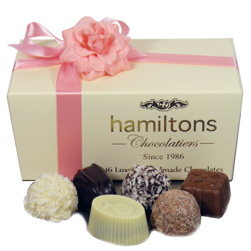 Mothers day Luxury Chocolate Box 16 Handmade Chocolates