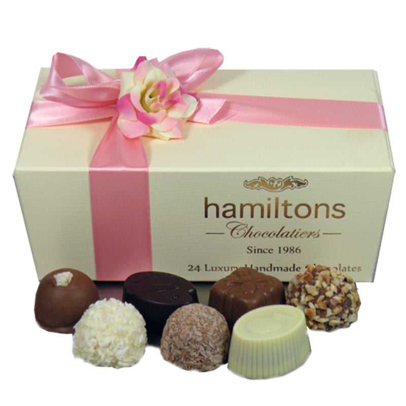 Mothers Day Luxury Chocolate Box 24 Handmade Chocolates