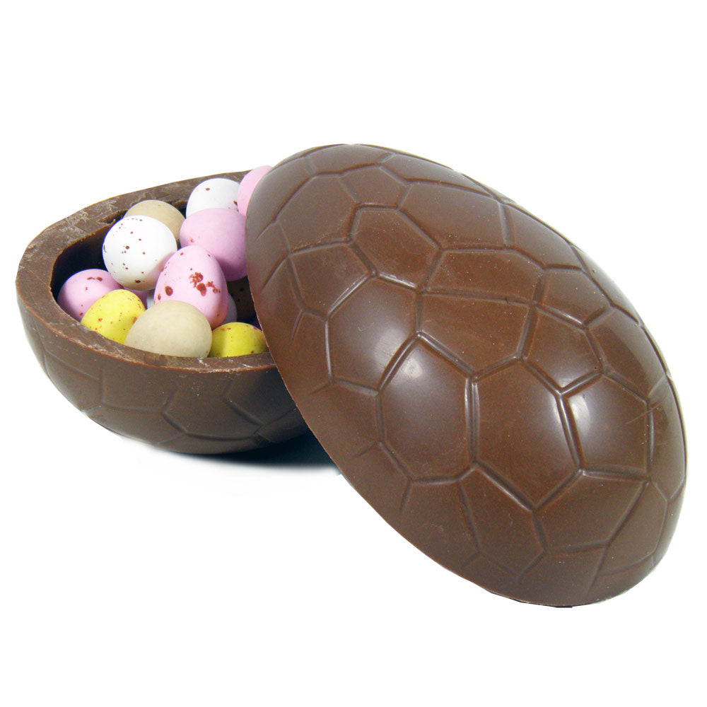 5" Milk Easter Egg Filled With Sugar Coated Chocolate Mini Eggs