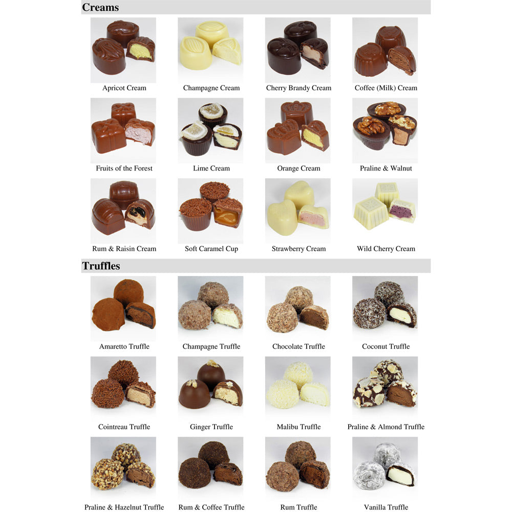 Premium Luxury Valentine Gift Box Containing 96 Handmade Chocolates