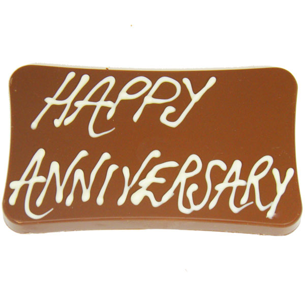 "Happy Anniversary" Milk Chocolate  Bar