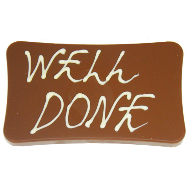 "Well Done" Milk Chocolate Bar